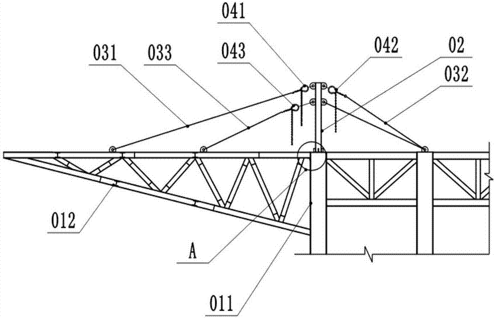 悬挑桁架平台及悬挑桁架的安装方法与流程