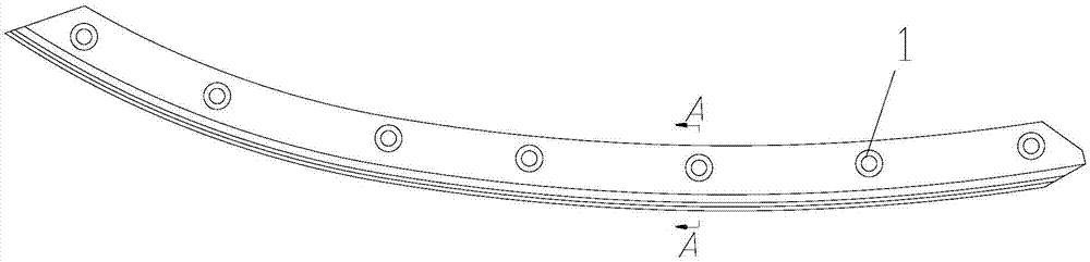 一种刮板机机尾弧形压链体的制作方法