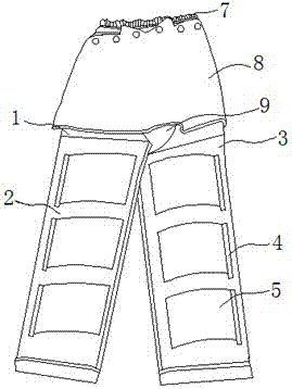 一种创伤骨科患者专用护理裤的制作方法