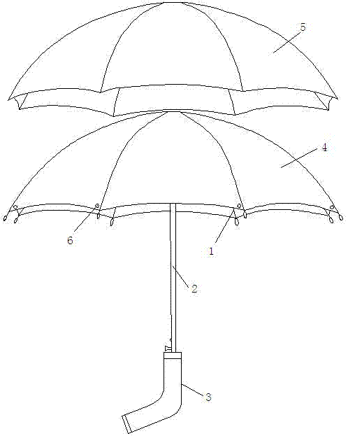 雨伞的制作方法