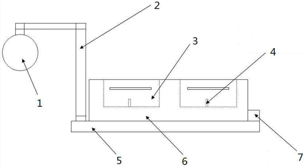 一种金属面板隔热涂料温升性能的测试箱的制作方法