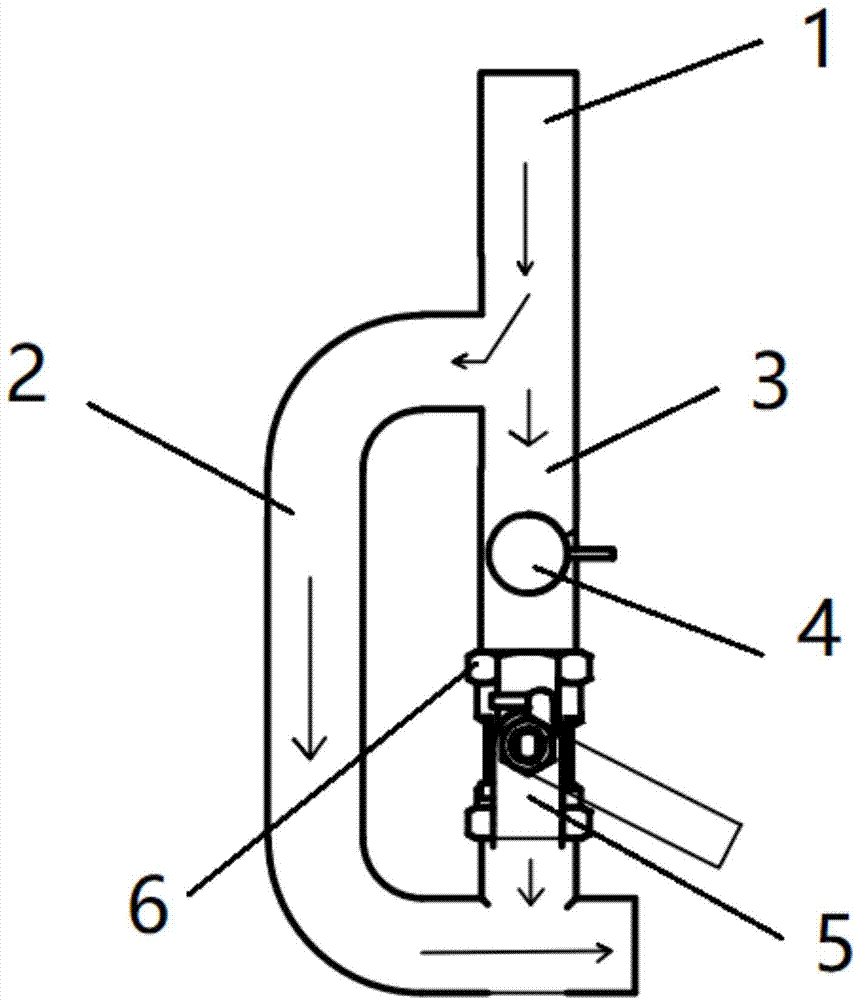 一种检测管道液体流动的装置的制作方法