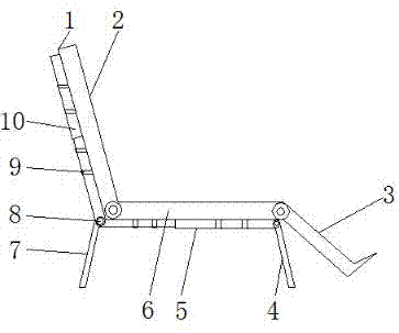 一种折叠式沙发结构的制作方法