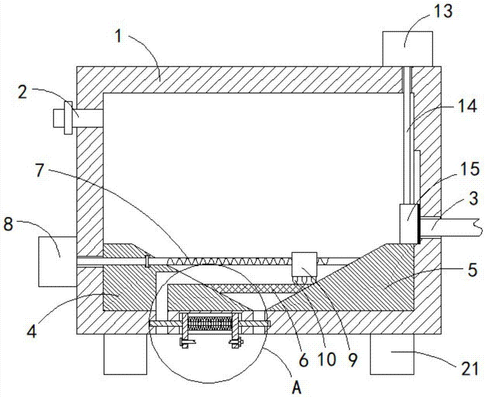 一种用于水利工程的防堵蓄水池的制作方法