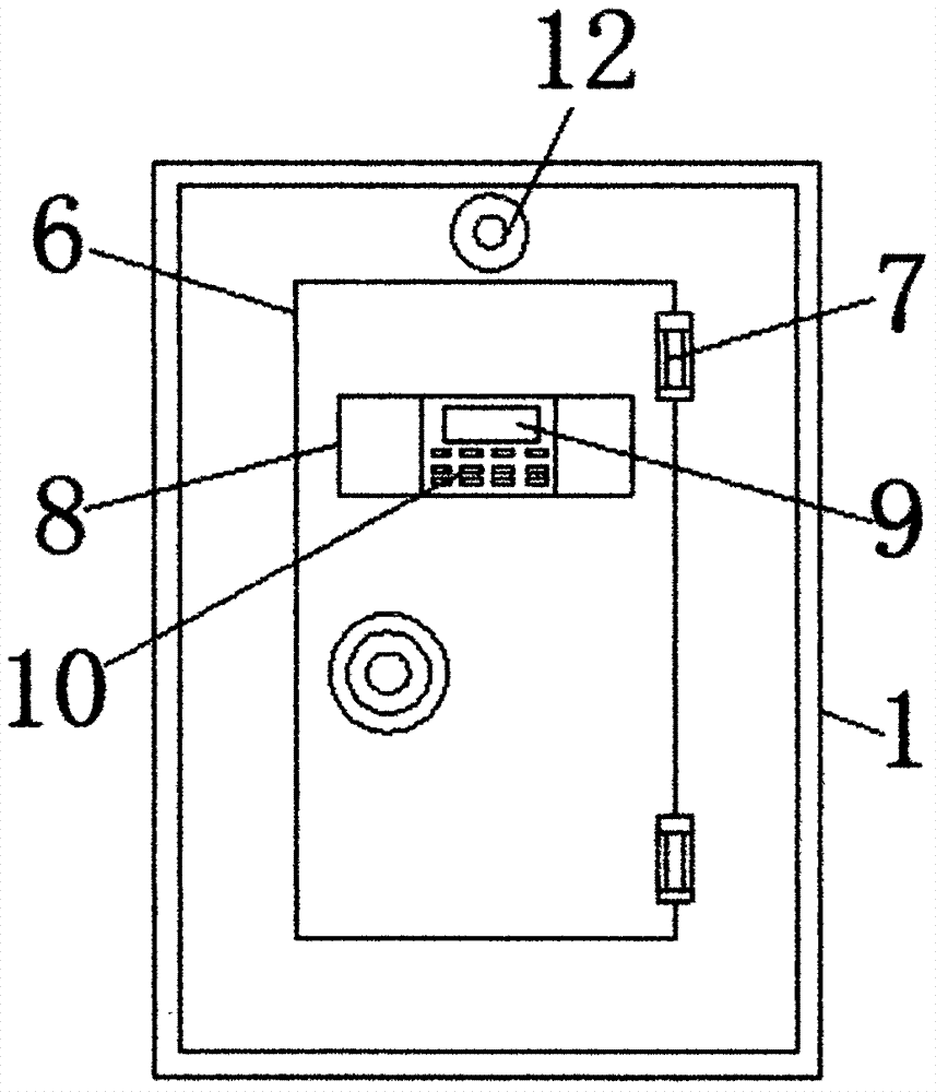 一种具有报警功能的财务保险柜的制作方法