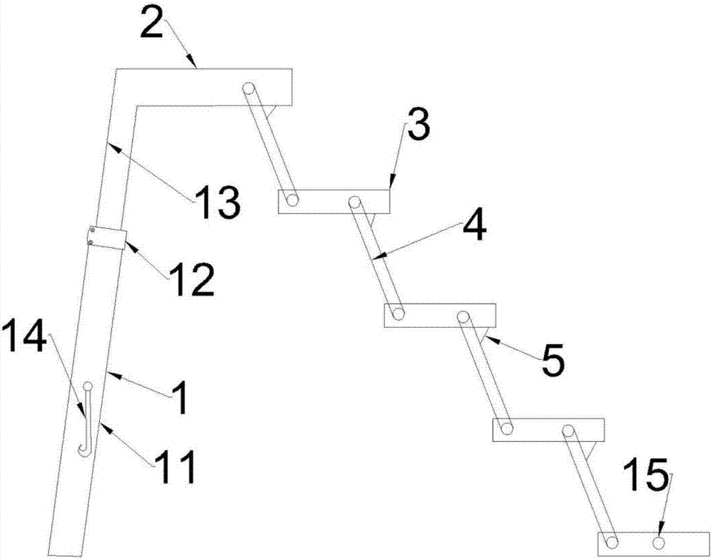 一种装修用折叠梯的制作方法