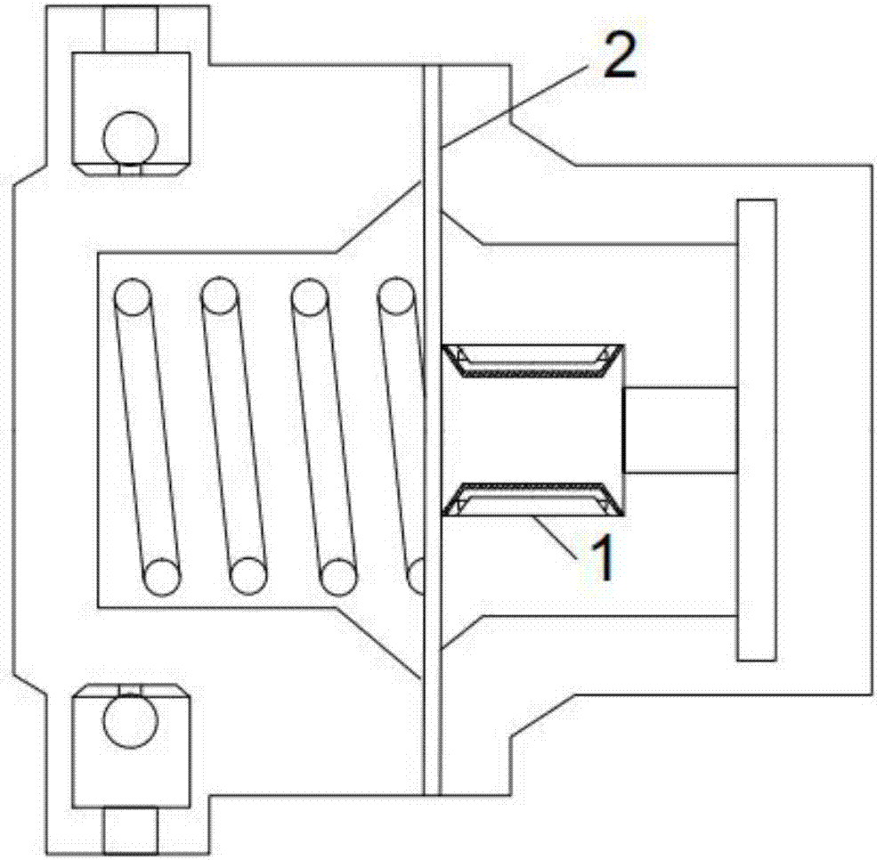 一种气动隔膜泵用膜片导向装置的制作方法