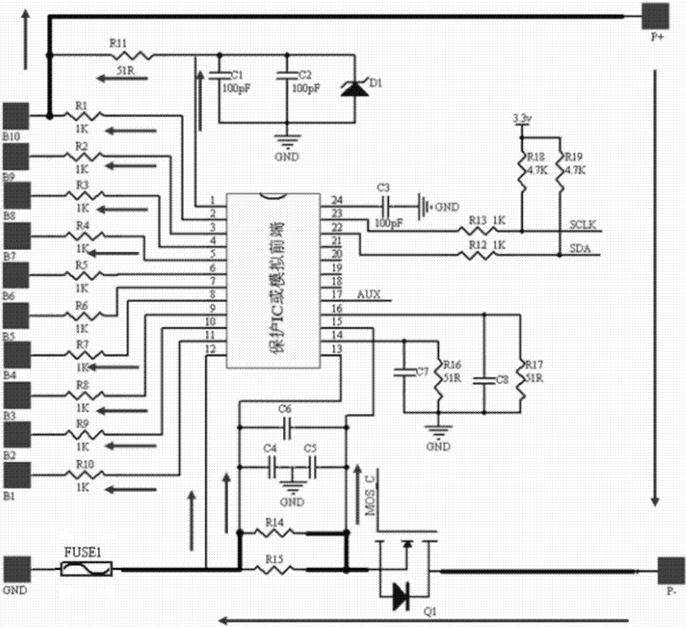 具有短路保护功能的电池包保护板的制作方法