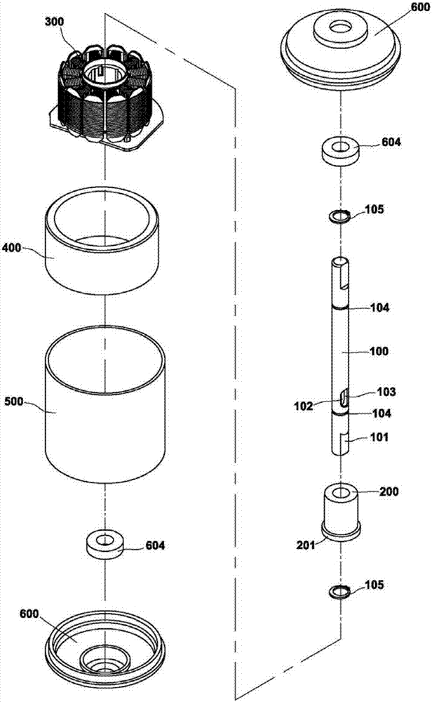 油烟机风轮的无刷电机改良结构的制作方法
