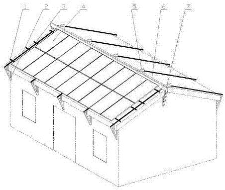 屋面无支承型屋顶光伏电站的制作方法