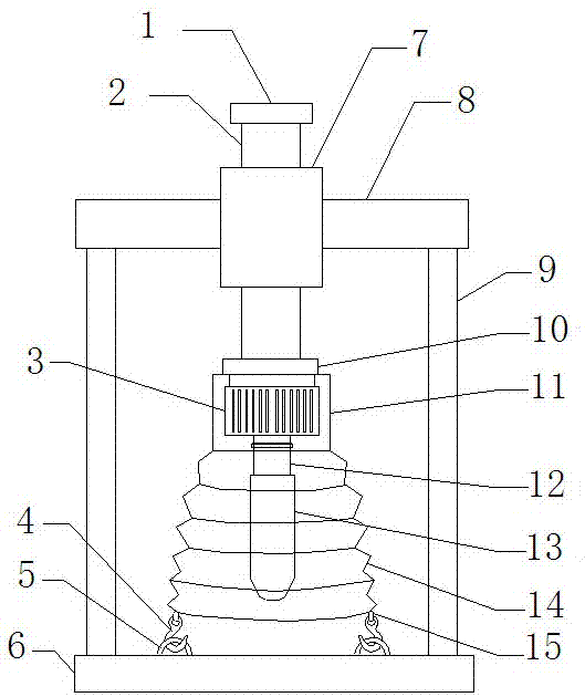 电瓶接线柱自动钻孔装置的制作方法