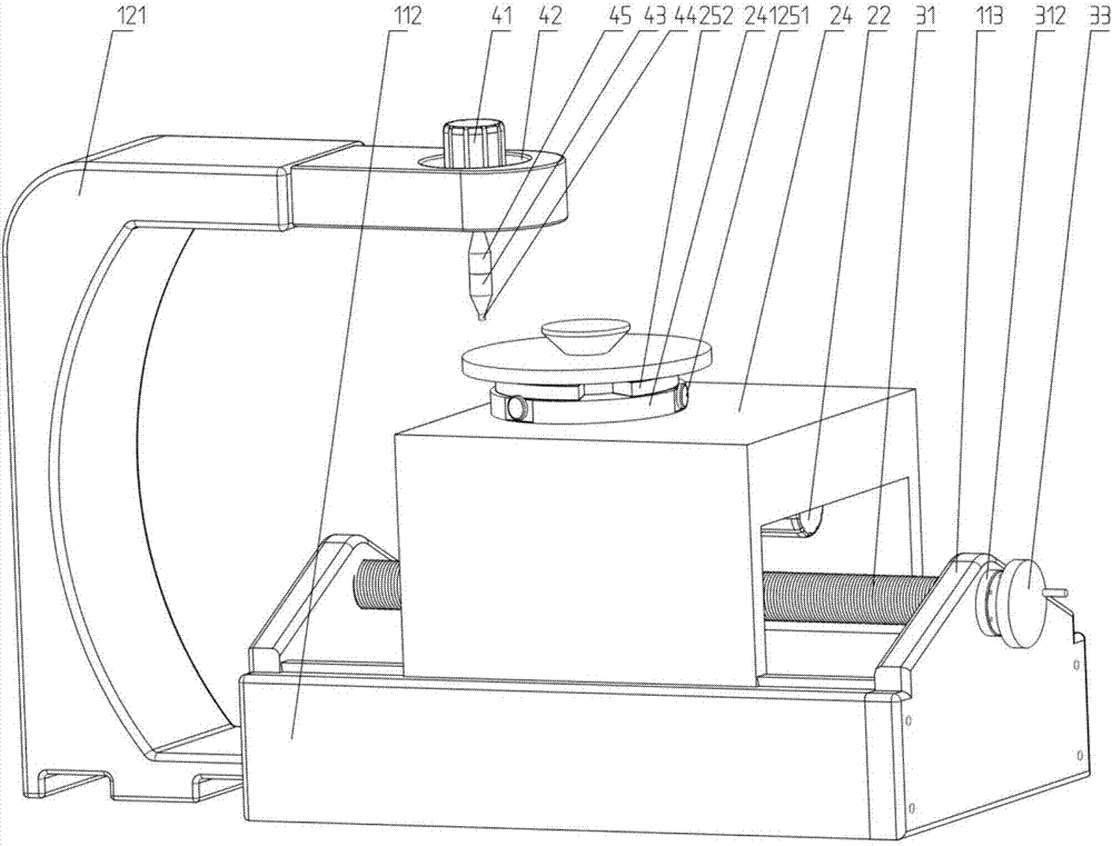 一种离心泵叶轮盖板螺旋槽加工装置的制作方法