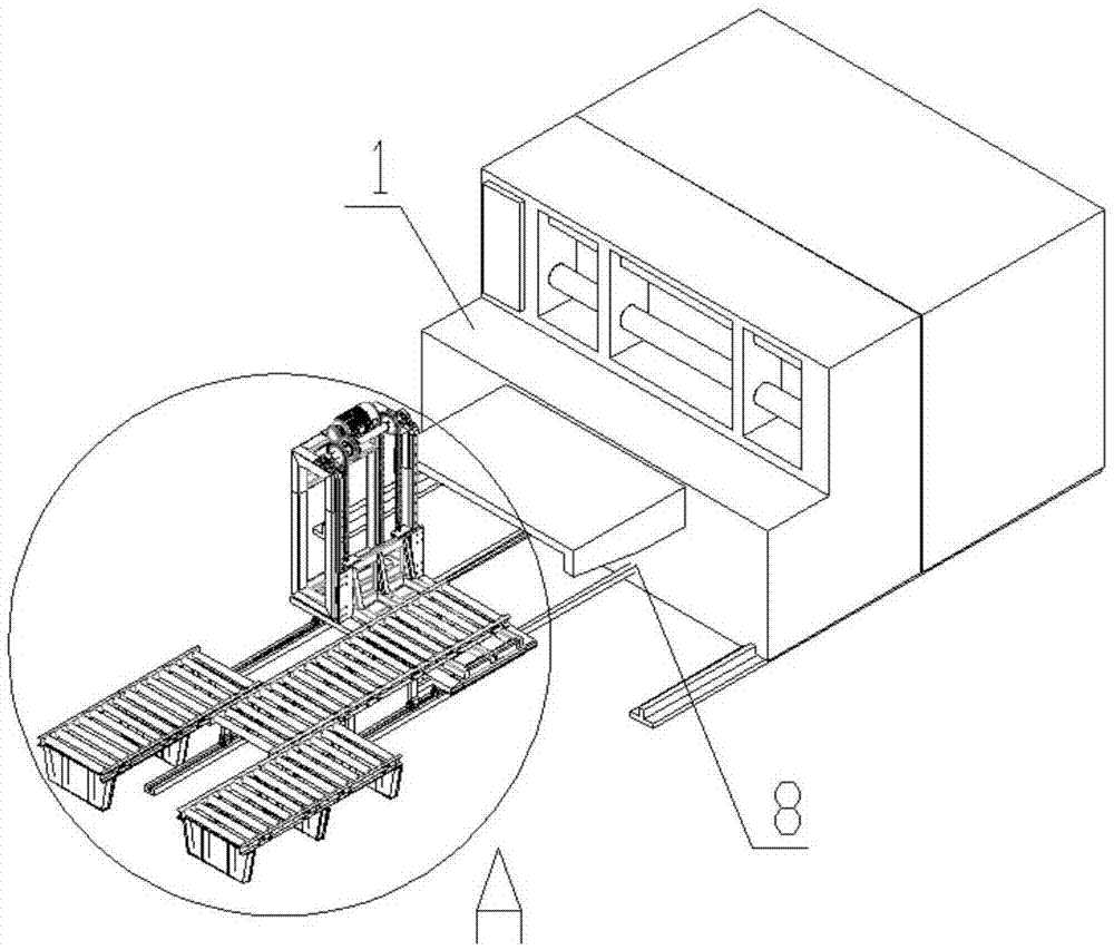 一种水性印刷开槽模切机送料装置的制作方法