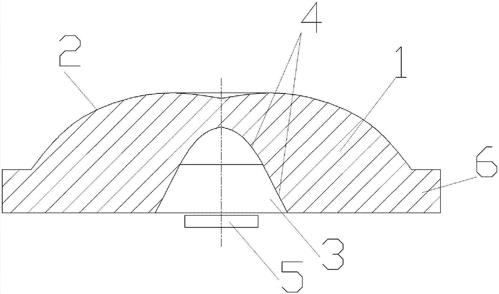 一种非规则曲线入光面的折射式背光透镜的制作方法