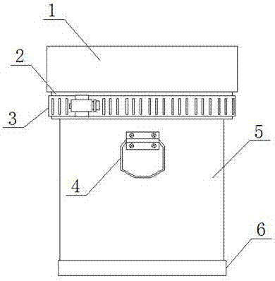 一种碘甲基舒巴坦用纸板桶的制作方法
