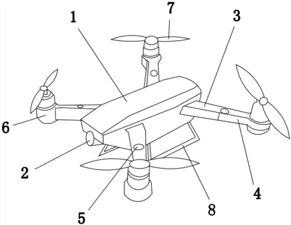 一种便于运输的多旋翼航空器折叠结构的制作方法