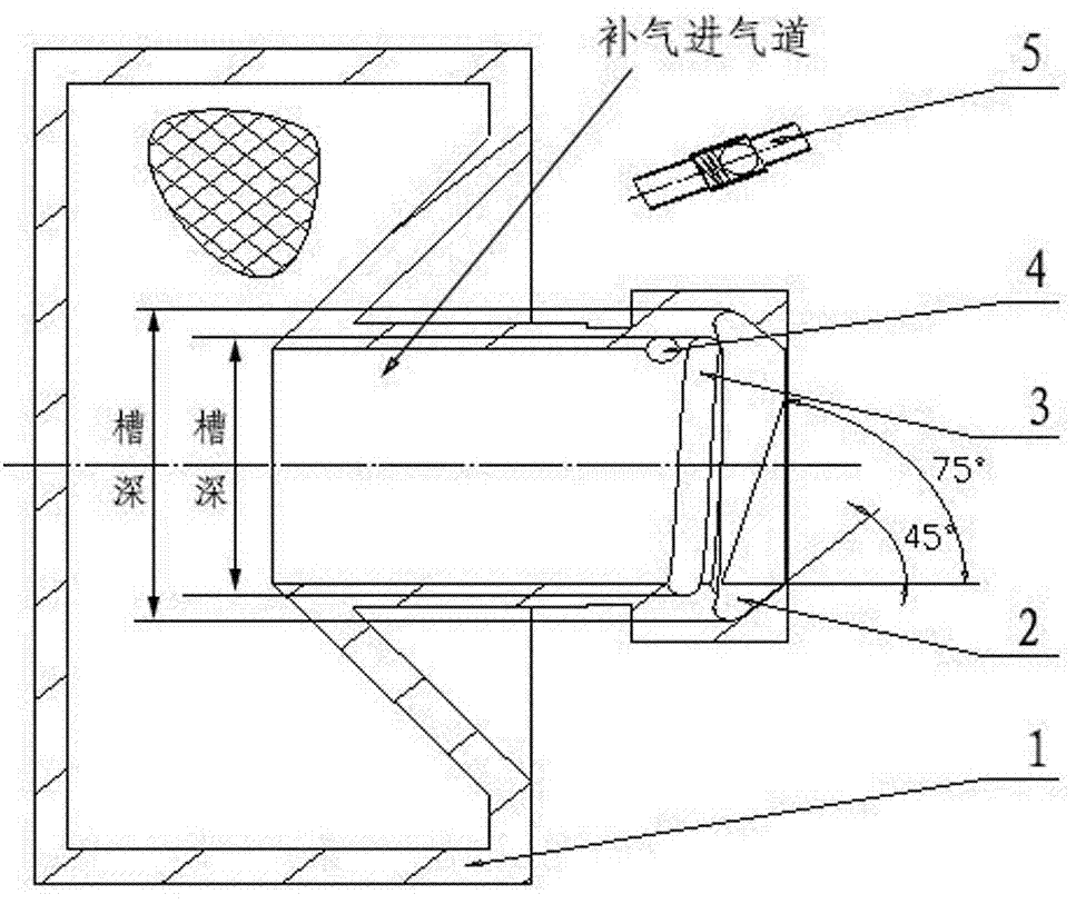 一种涡轮增压器用消音器及其补气方法与流程