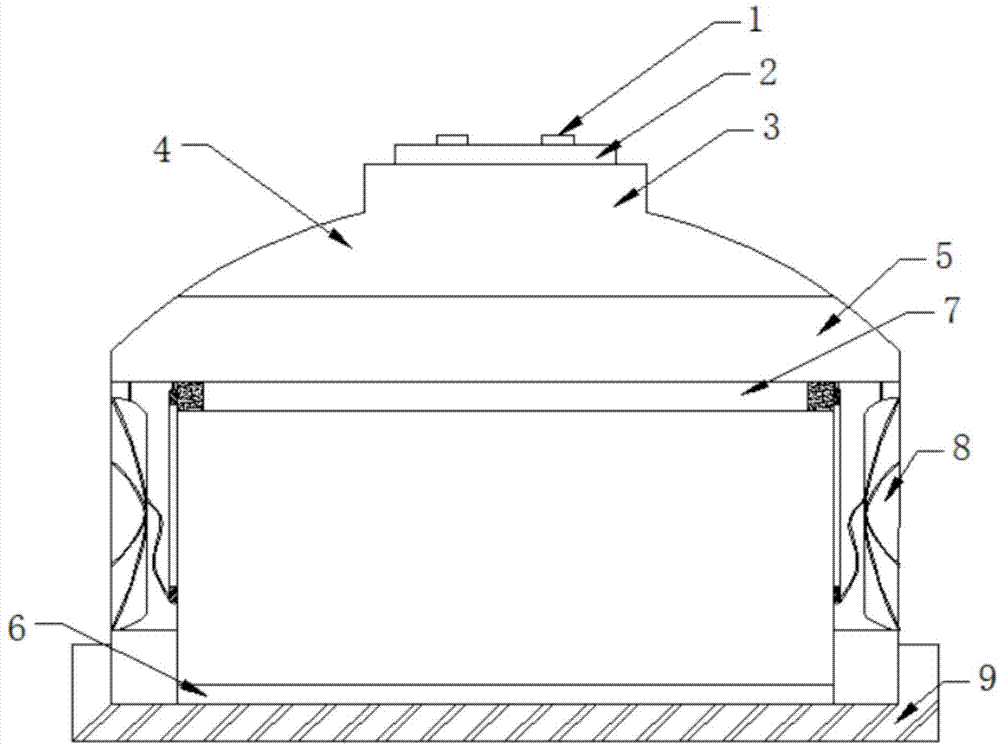 一种防眩晕恒温控制的灯具的制作方法