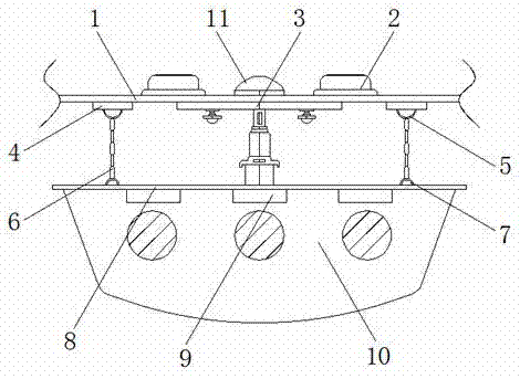 一种航空用调节方便的照明灯的制作方法