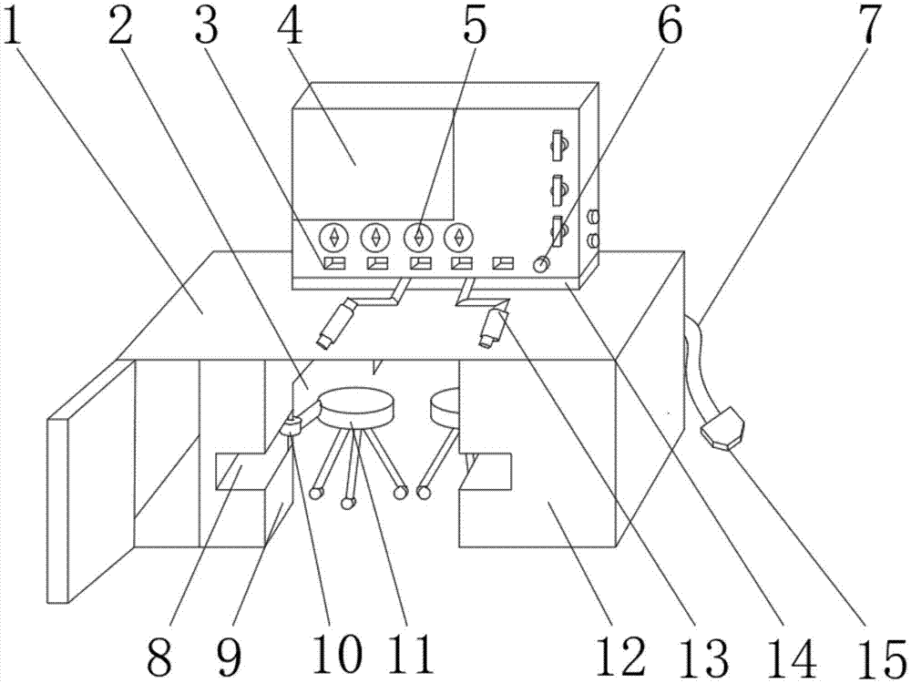 一种新能源汽车电机示教台的制作方法