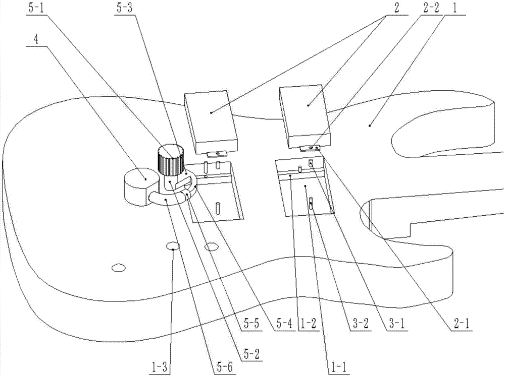 一种吉他拾音器高度调节系统的制作方法
