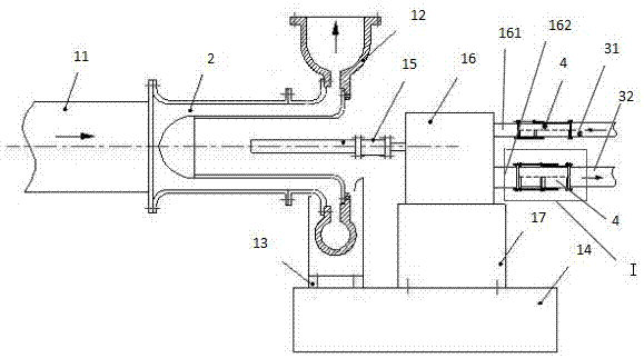 管路补偿装置及其涡轮试验装置的制作方法
