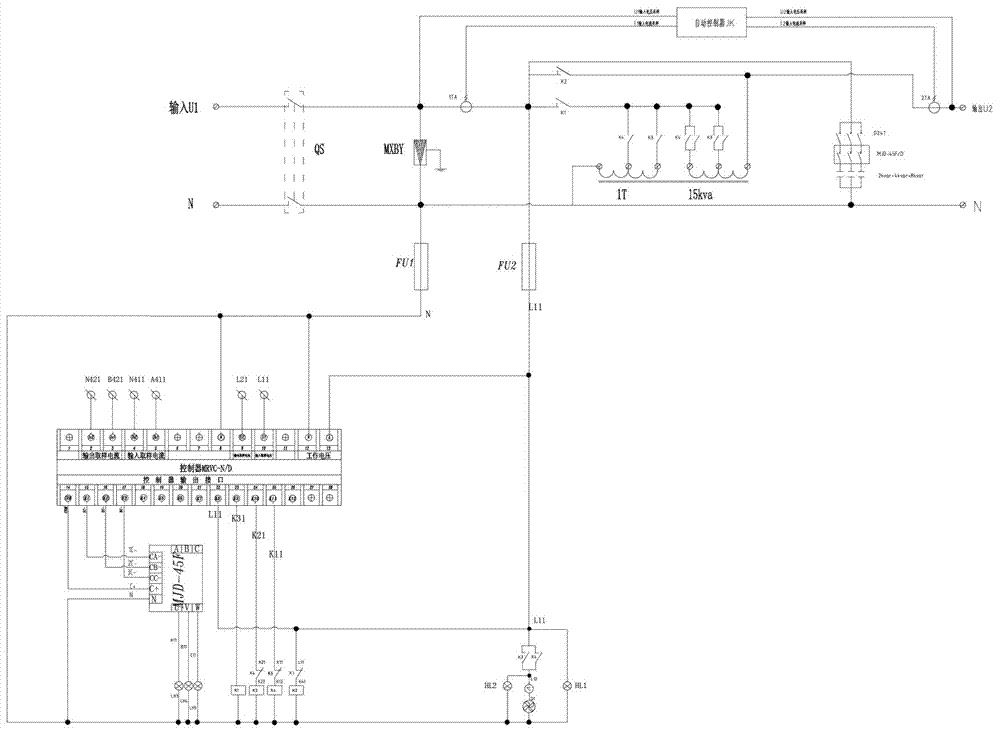 低压线路有载调压补偿装置的制作方法