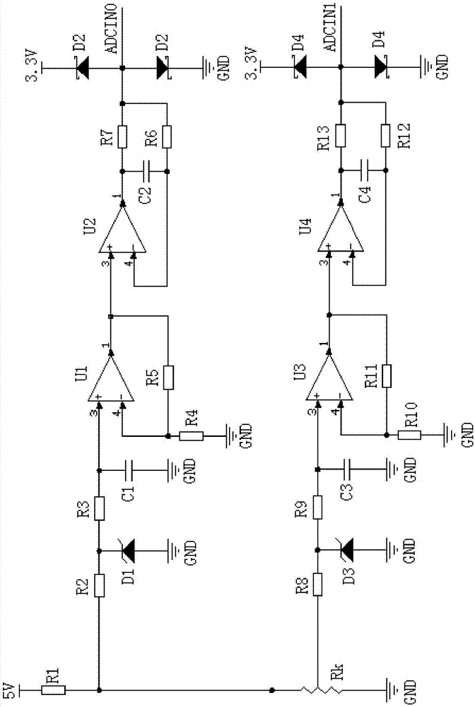 AD采样滤波电路的制作方法