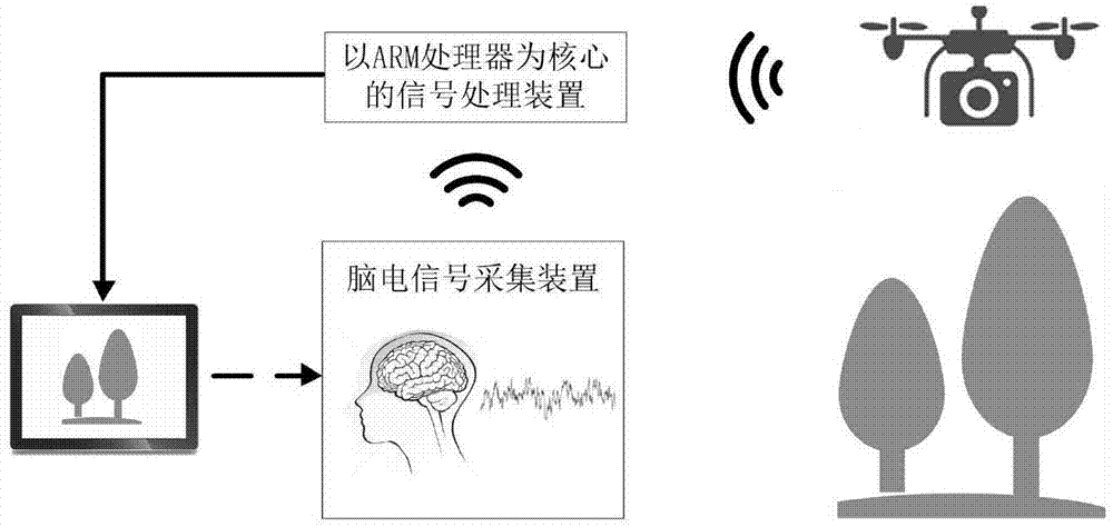 一种基于运动想象的便携式脑控无人机系统及控制方法与流程