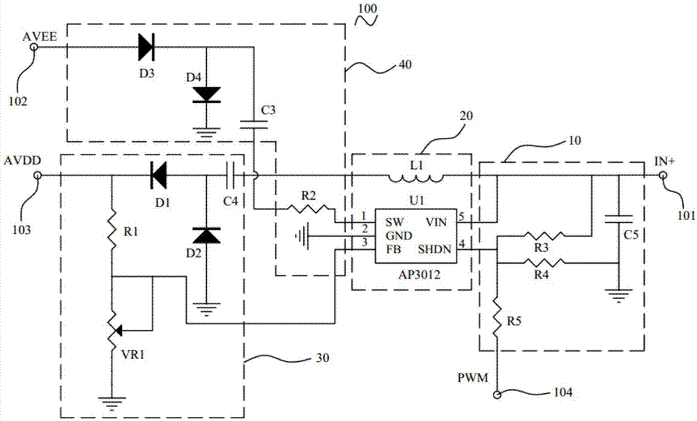 电源供电电路的制作方法