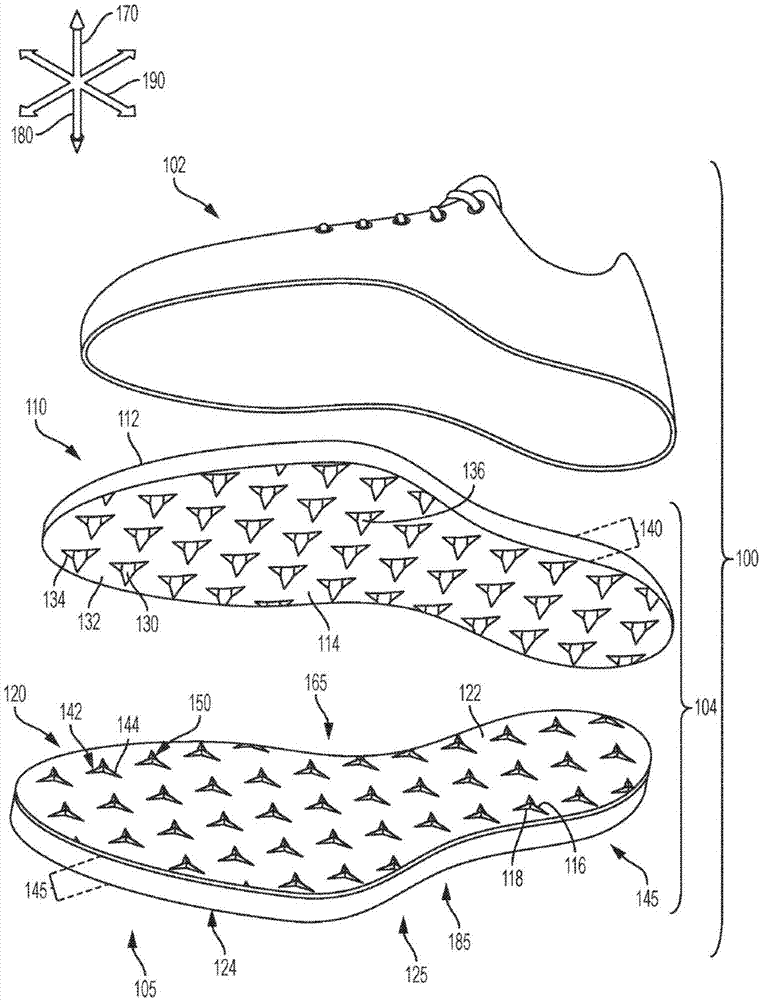 具有拉胀结构的双层鞋底系统的制作方法
