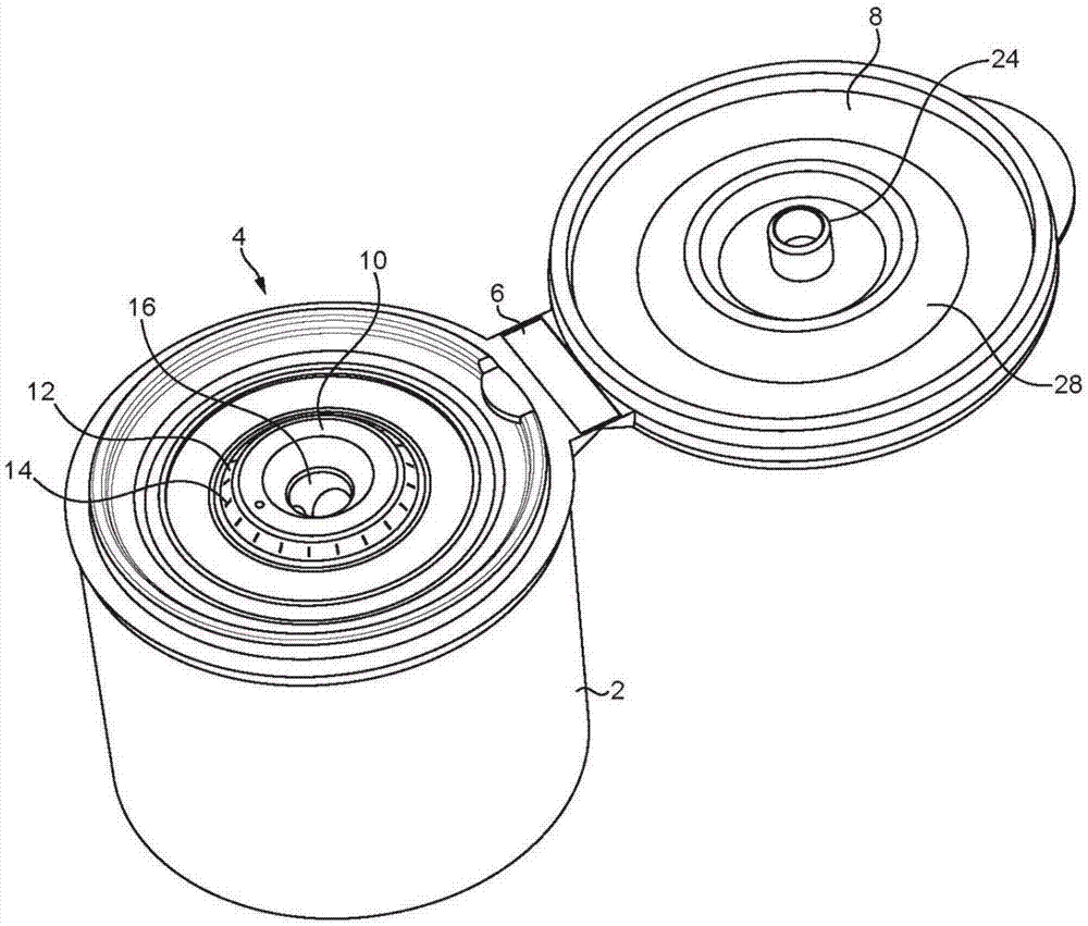 用于容器的喷雾盖的制作方法