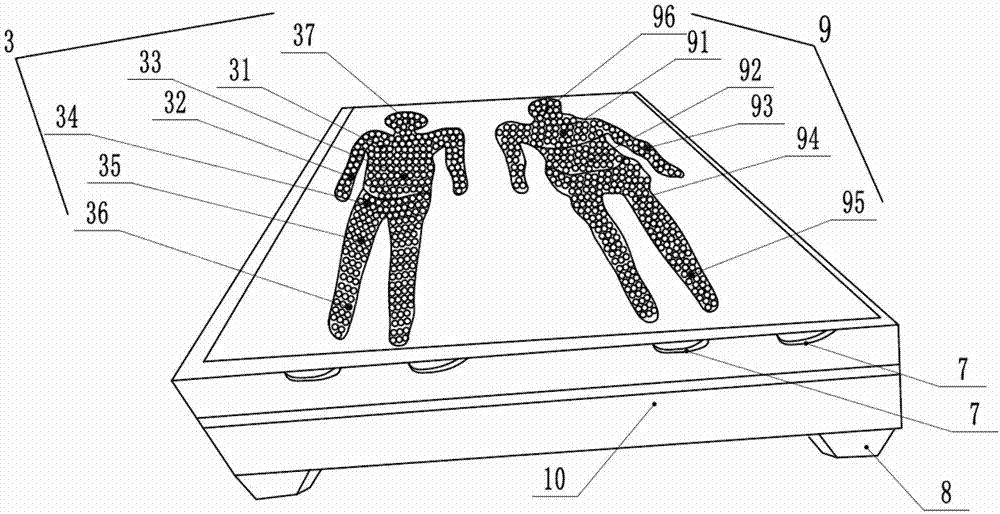 一种人体模型按摩床的制作方法