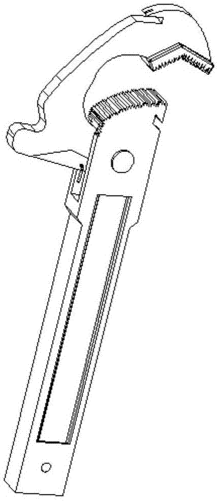 万能扳手用板头结构及生产工艺的制作方法
