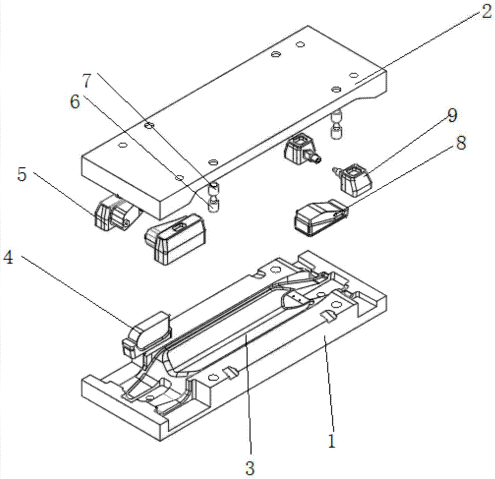 一种碳纤维滑板生产模具的制作方法