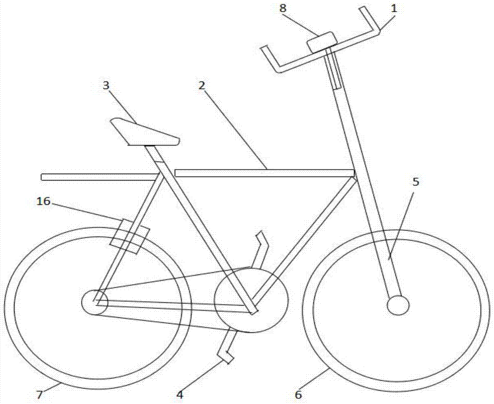一种智能自行车的制作方法