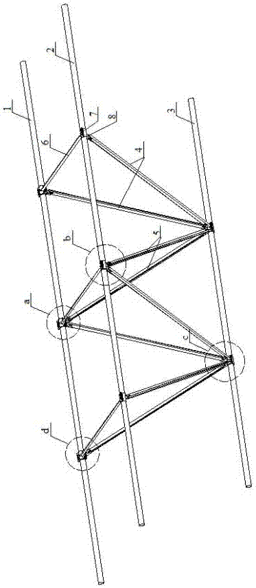 一种装配式大跨度三角钢桁架结构的制作方法