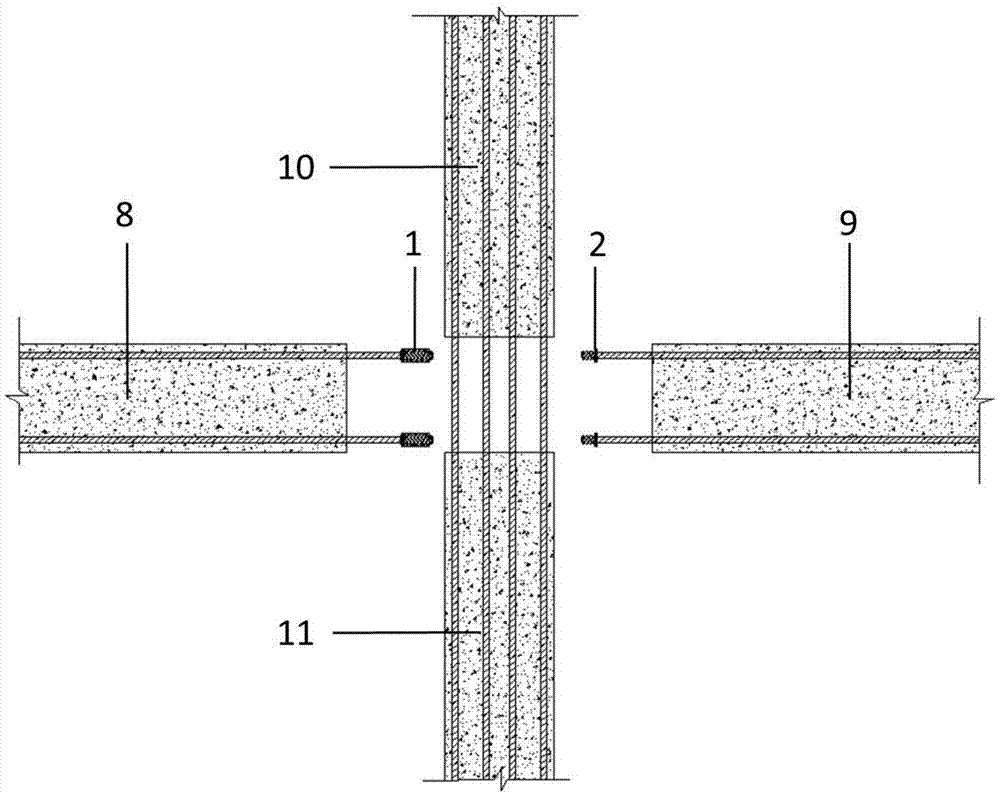 钢筋机械连接的预制装配混凝土梁柱连接结构及方法与流程