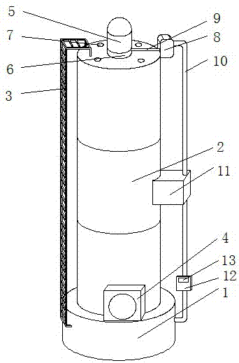 一种可循环均匀冷却的冷却塔装置的制作方法