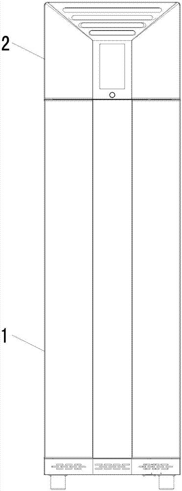 一种方便室内空气流通的新风机的制作方法