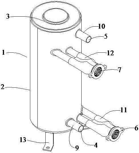空调热交换系统高效罐式蒸发器的制作方法