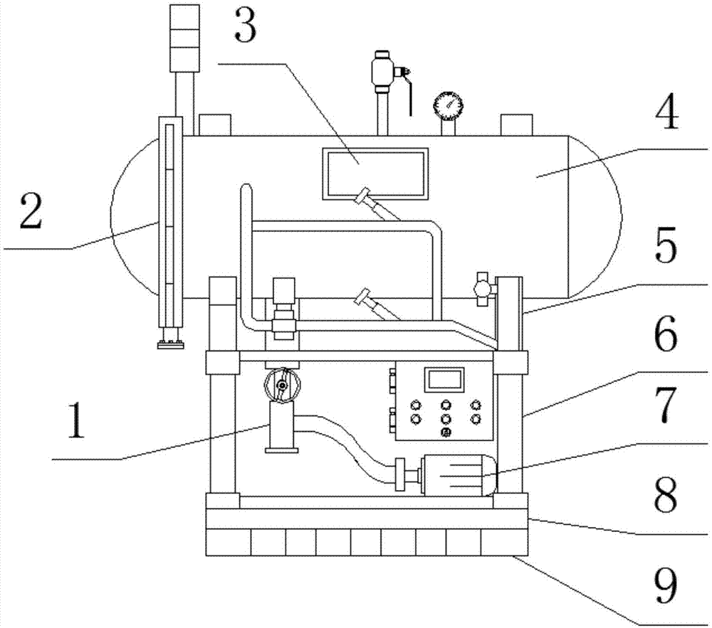一种低噪音减震型桶泵式供液机组的制作方法