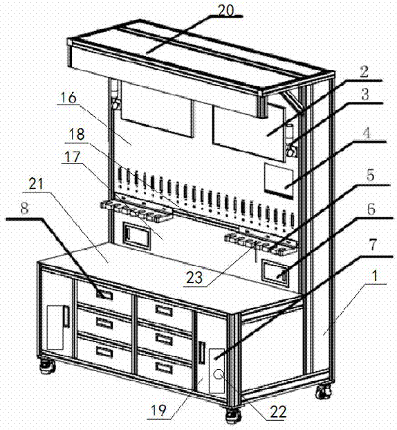 一种可多路测量的气电工作站的制作方法