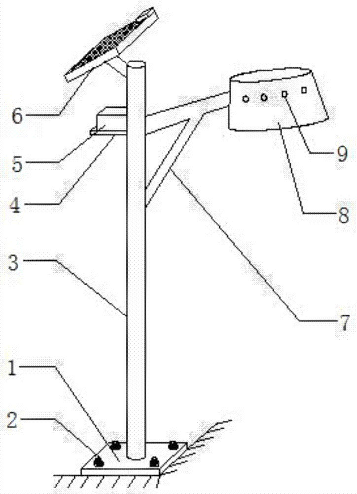 一种自然散热环保型路灯的制作方法