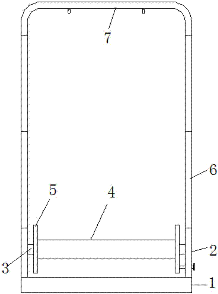 一种便携式心理健康教育宣传展示架的制作方法