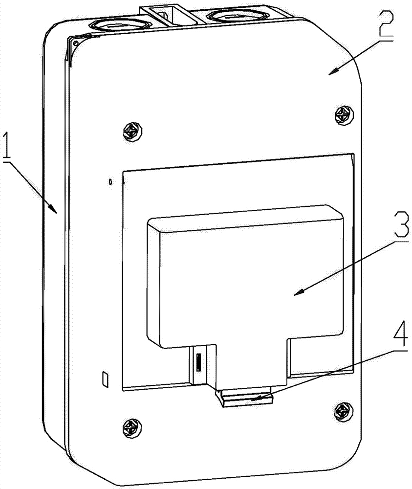 低压电器的防水安装盒的制作方法