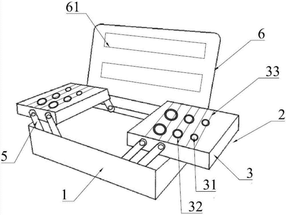 一种分隔式抗震试剂盒的制作方法
