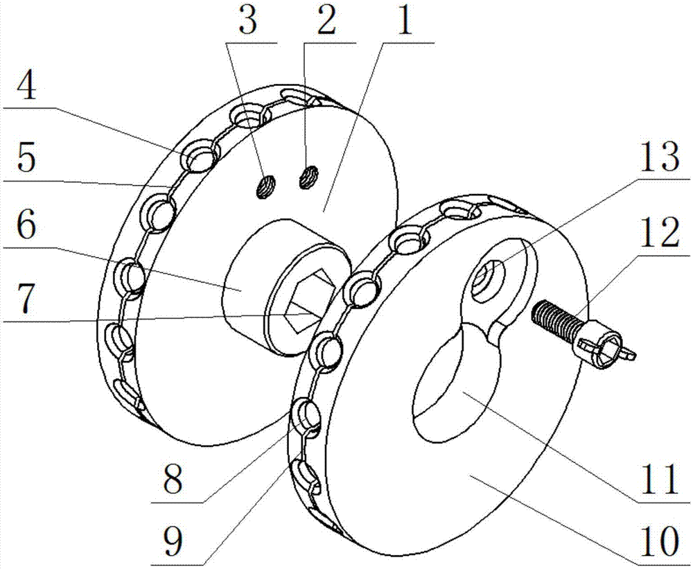 玉米单双粒错角设置精量窝眼轮排种盘的制作方法