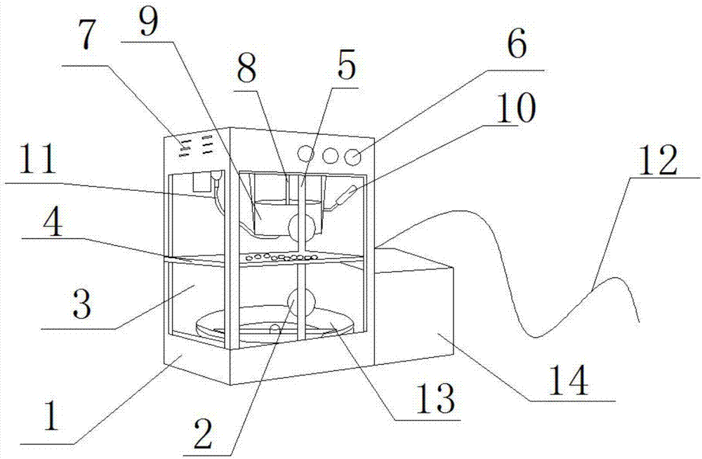 一种新型家用智能爆米花机的制作方法