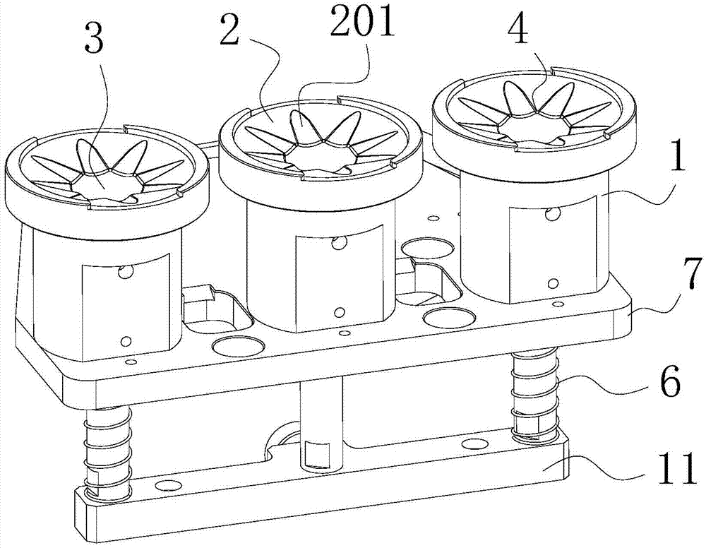 烧麦接皮成型模具的制作方法